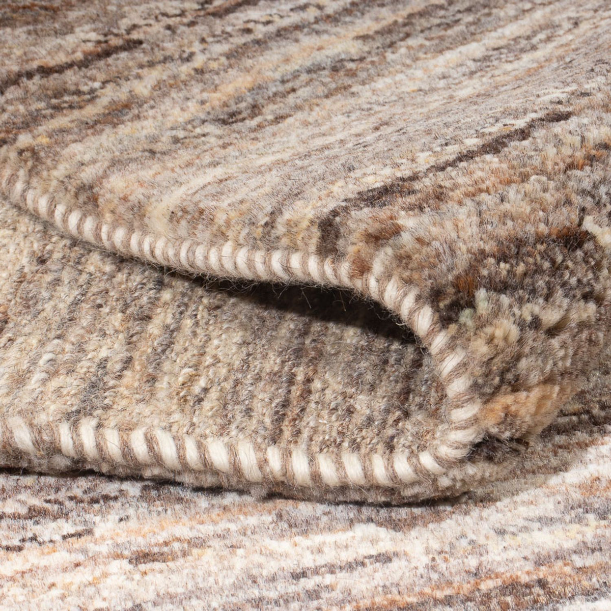 Tappeto Gabbeh - Persero - 192 x 156 cm - beige scuro