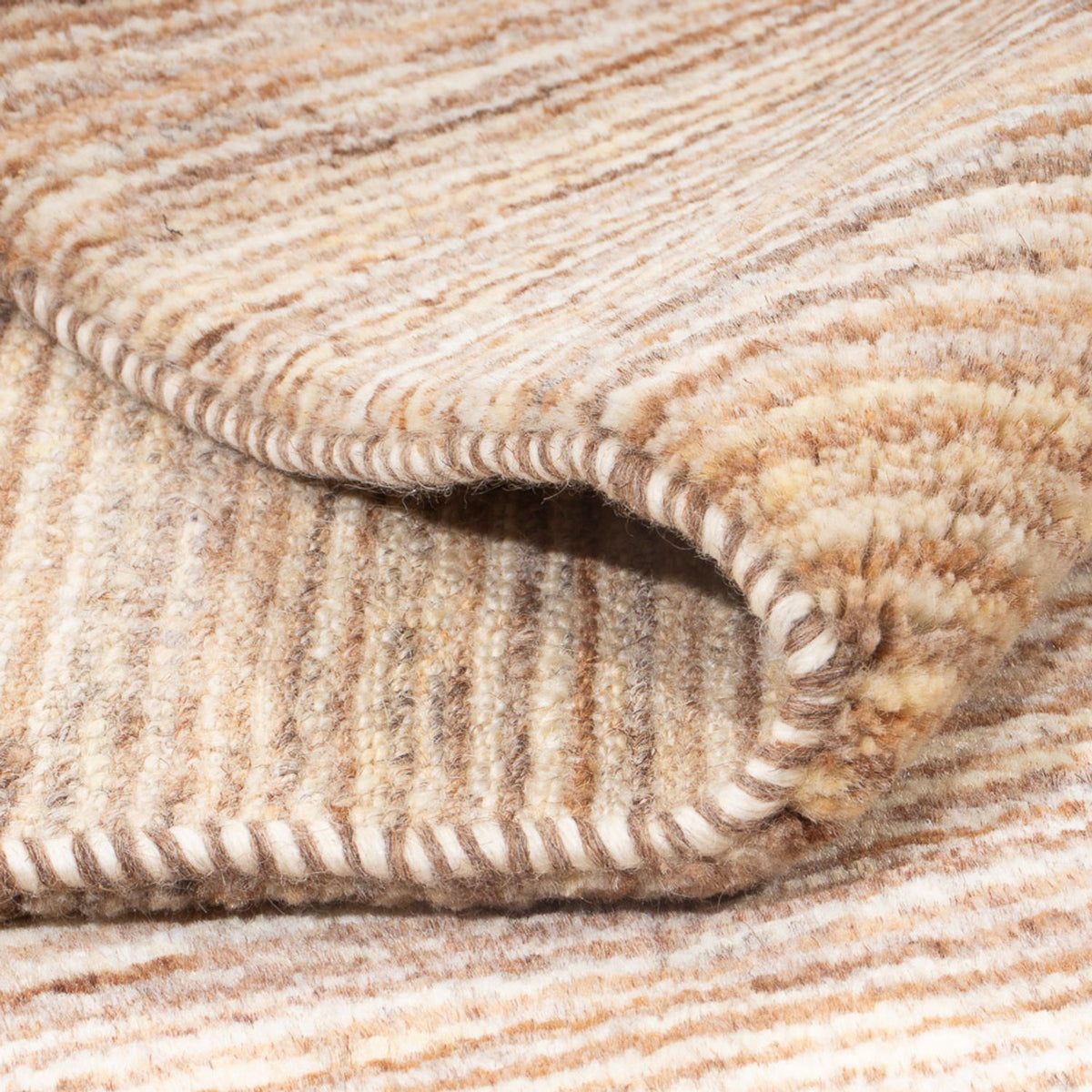 Tappeto Gabbeh - Persero quadrato  - 184 x 158 cm - beige chiaro