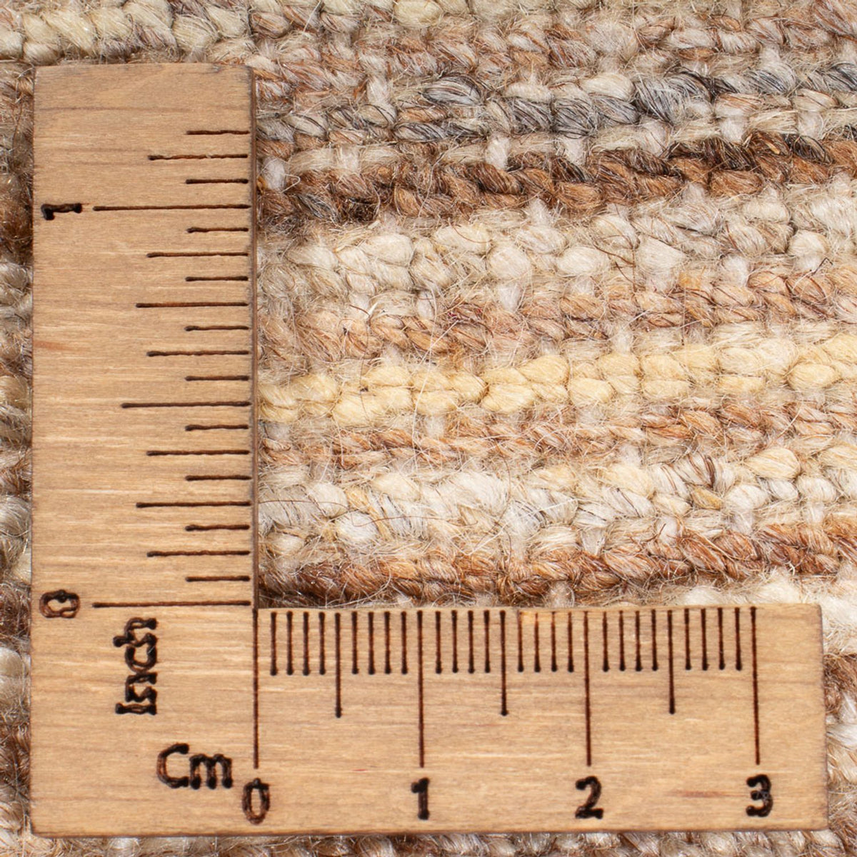 Tappeto Gabbeh - Persero quadrato  - 184 x 158 cm - beige chiaro