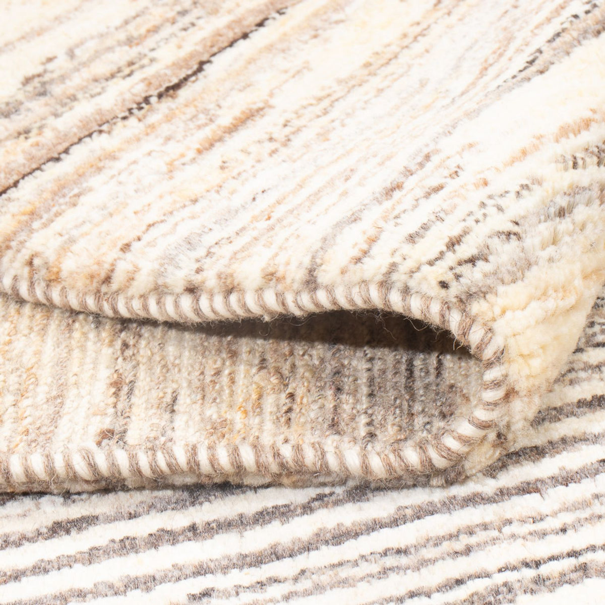 Tappeto Gabbeh - Persero - 140 x 97 cm - beige scuro