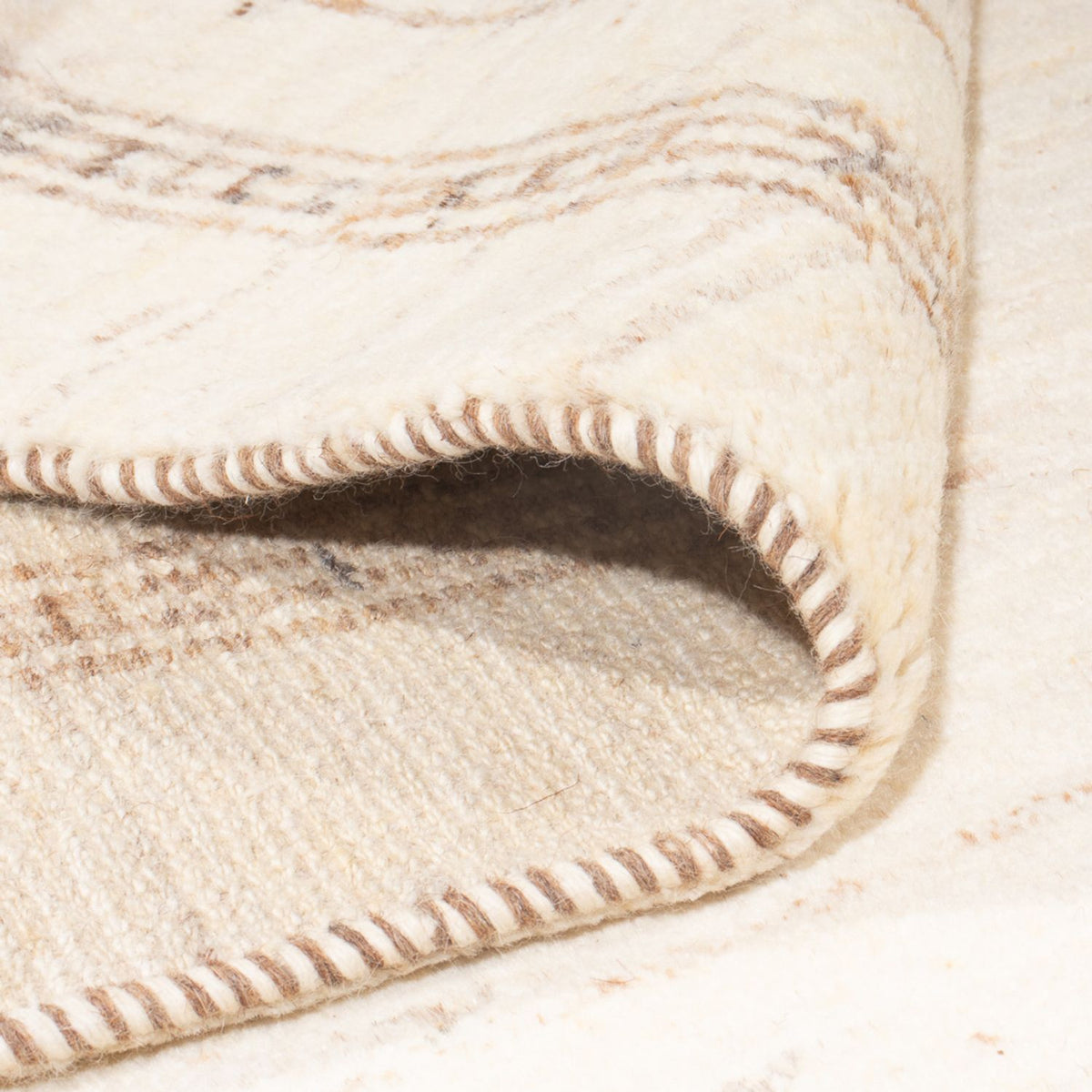 Tappeto Gabbeh - Persero - 303 x 215 cm - beige chiaro