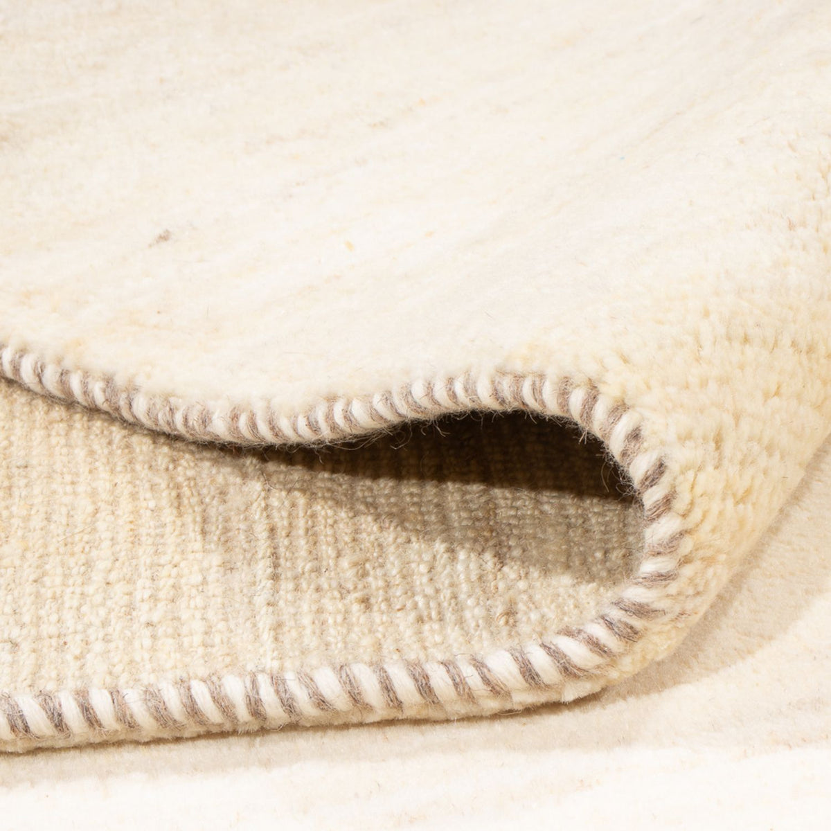 Tappeto Gabbeh - Persero - 212 x 172 cm - beige chiaro