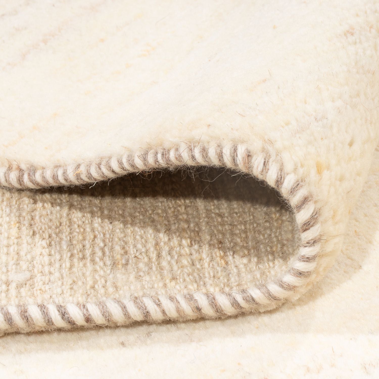 Tappeto Gabbeh - Persero - 216 x 162 cm - beige chiaro