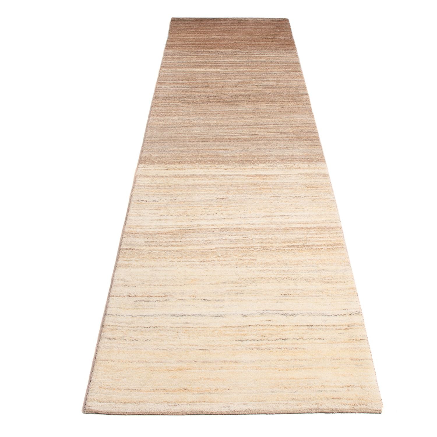 Tappeto corsia Tappeto Gabbeh - Persero - 351 x 85 cm - naturale