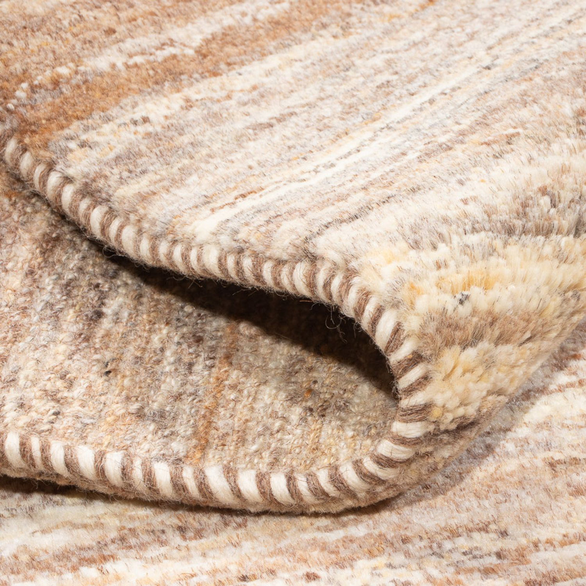 Tappeto Gabbeh - Persero - 96 x 61 cm - marrone chiaro