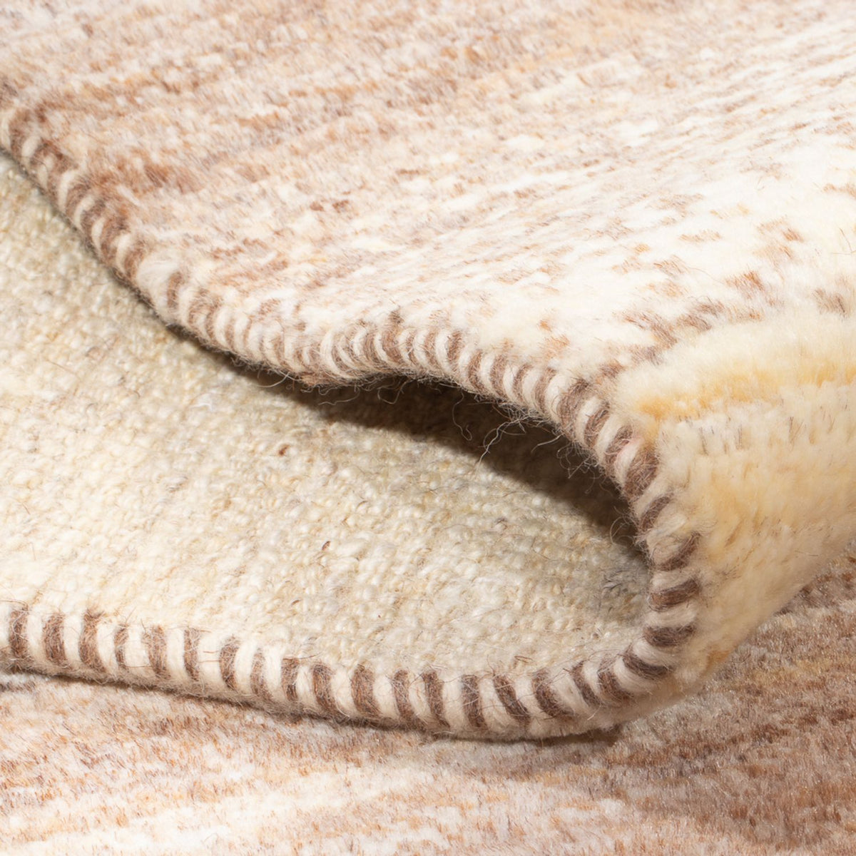 Tappeto Gabbeh - Persero - 93 x 58 cm - beige chiaro