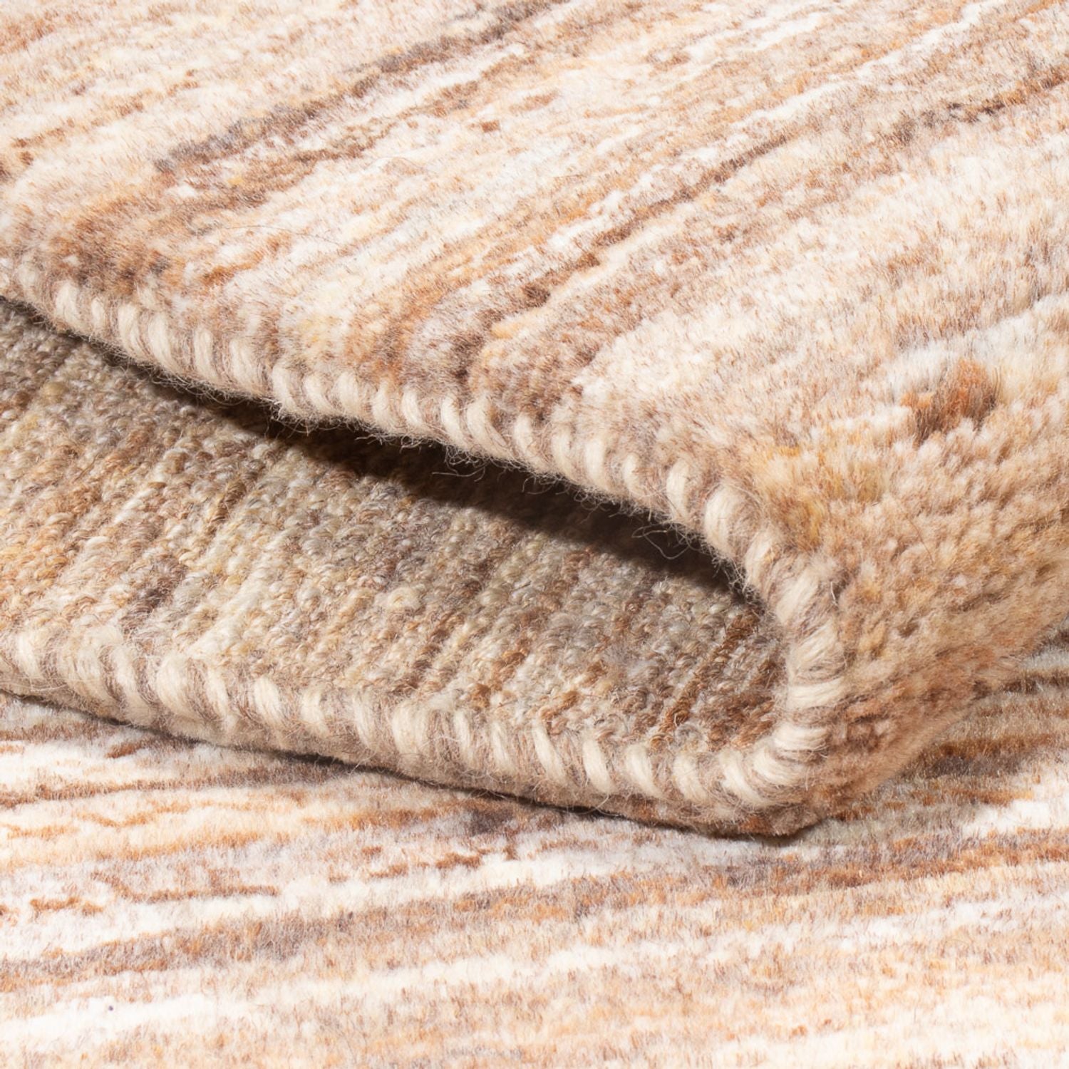 Tappeto Gabbeh - Persero - 145 x 98 cm - beige scuro