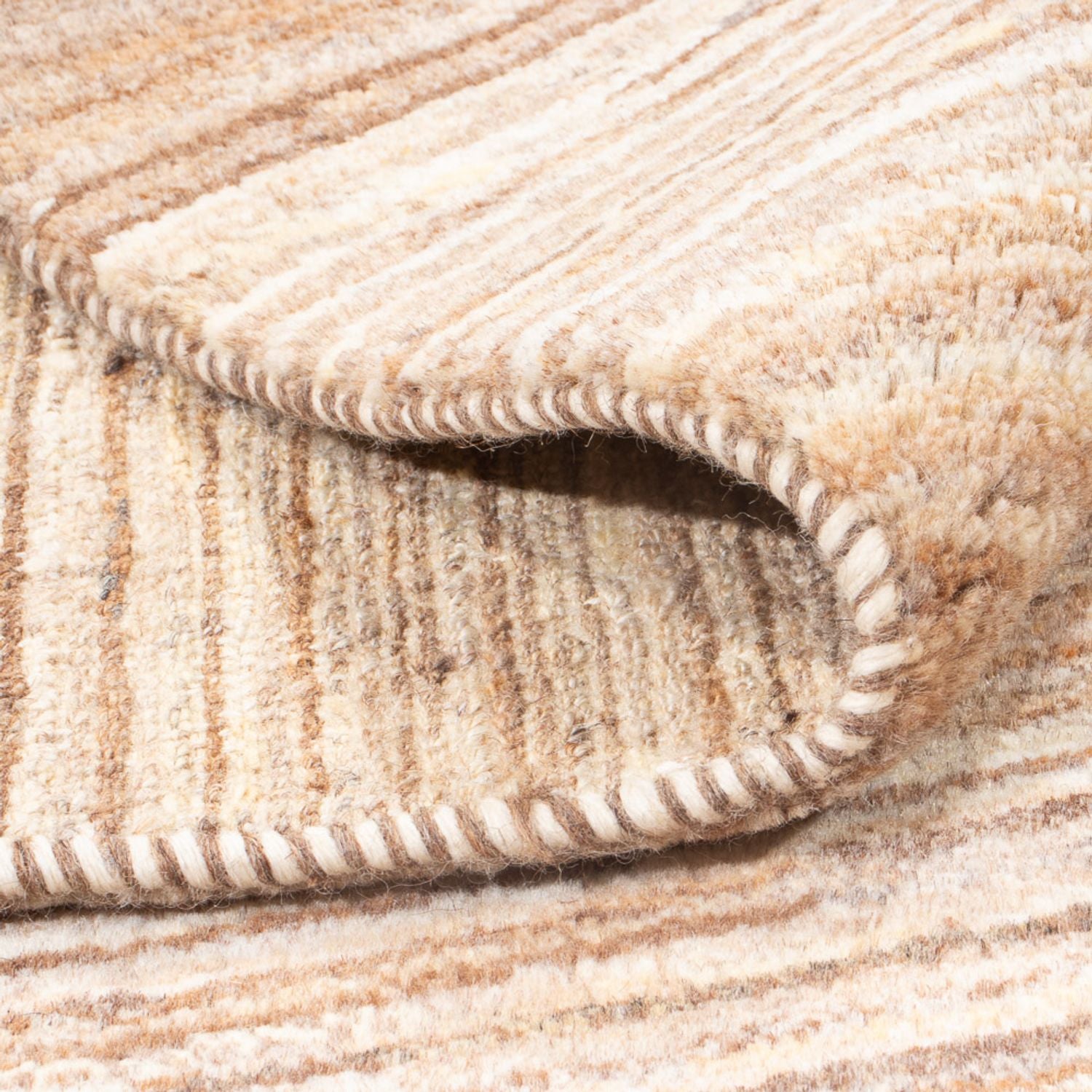 Tappeto Gabbeh - Persero - 145 x 104 cm - beige scuro