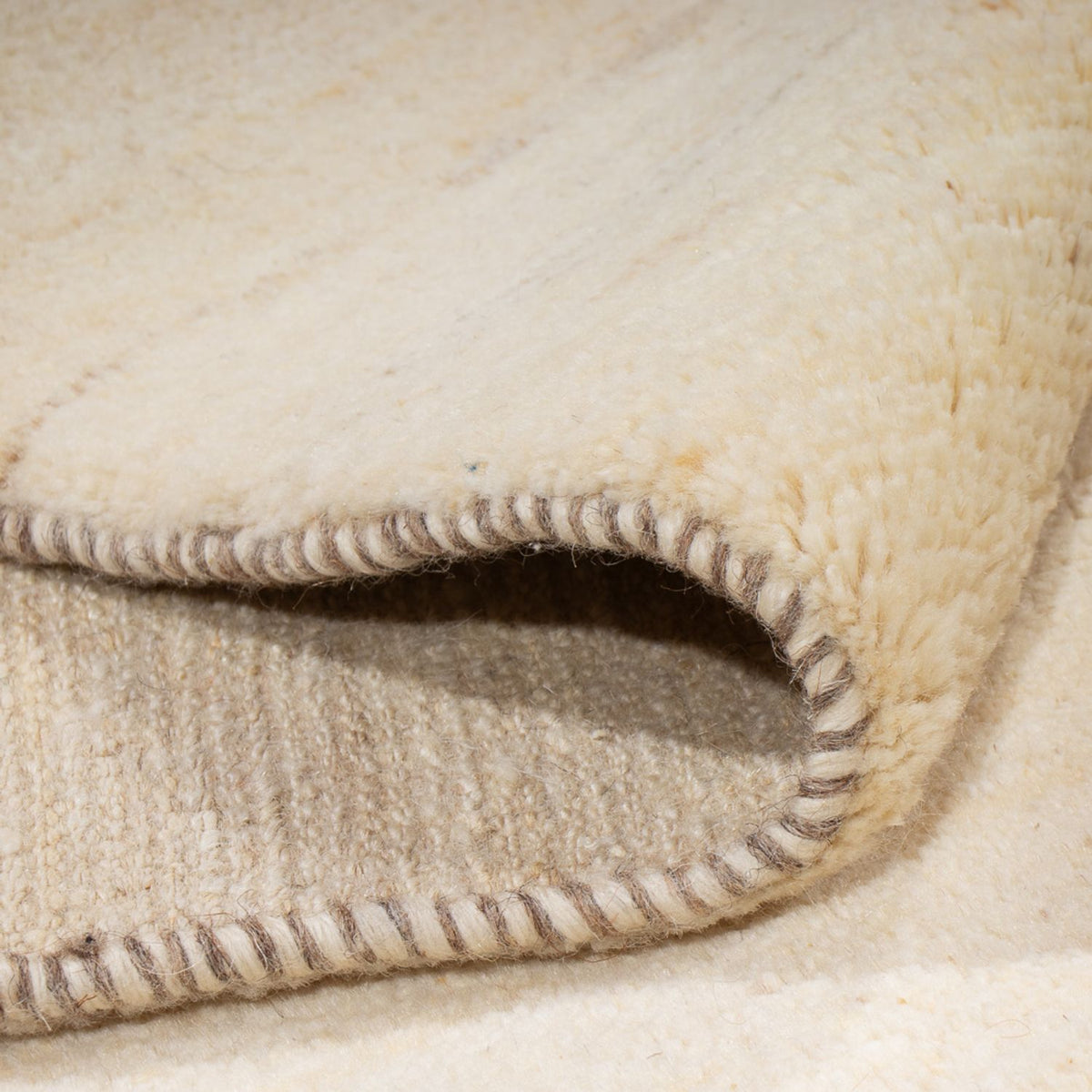 Tappeto Gabbeh - Persero - 246 x 175 cm - beige chiaro