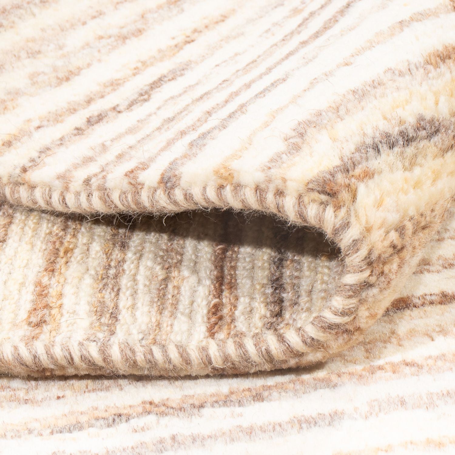 Tappeto Gabbeh - Persero - 144 x 98 cm - beige scuro