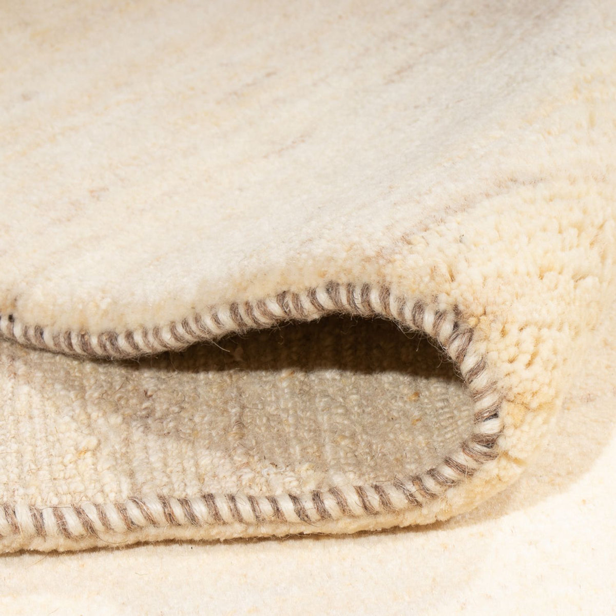 Tappeto Gabbeh - Persero - 226 x 174 cm - beige chiaro