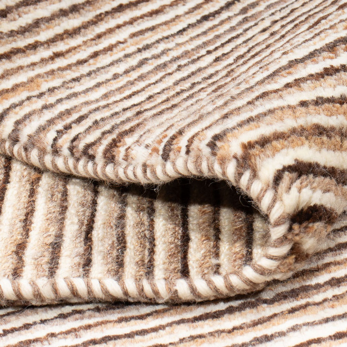 Tappeto Gabbeh - Persero - 243 x 172 cm - marrone scuro