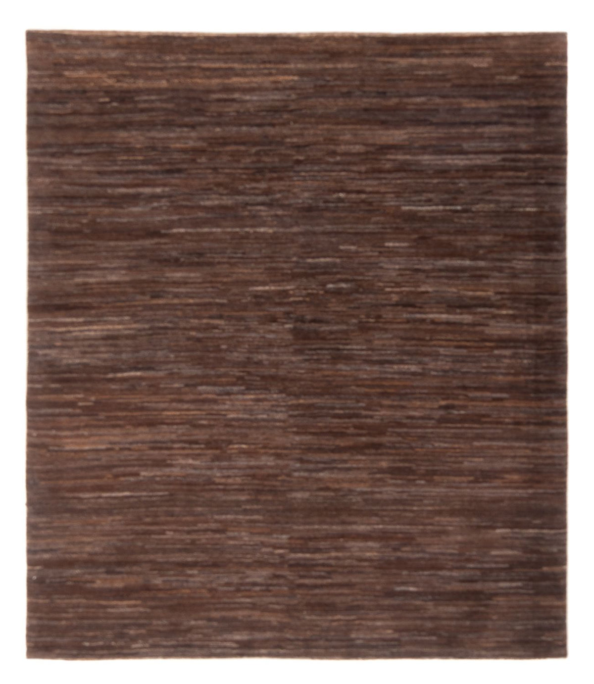 Tappeto Gabbeh - Persero - 192 x 158 cm - marrone scuro