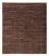 Tappeto Gabbeh - Persero - 192 x 158 cm - marrone scuro