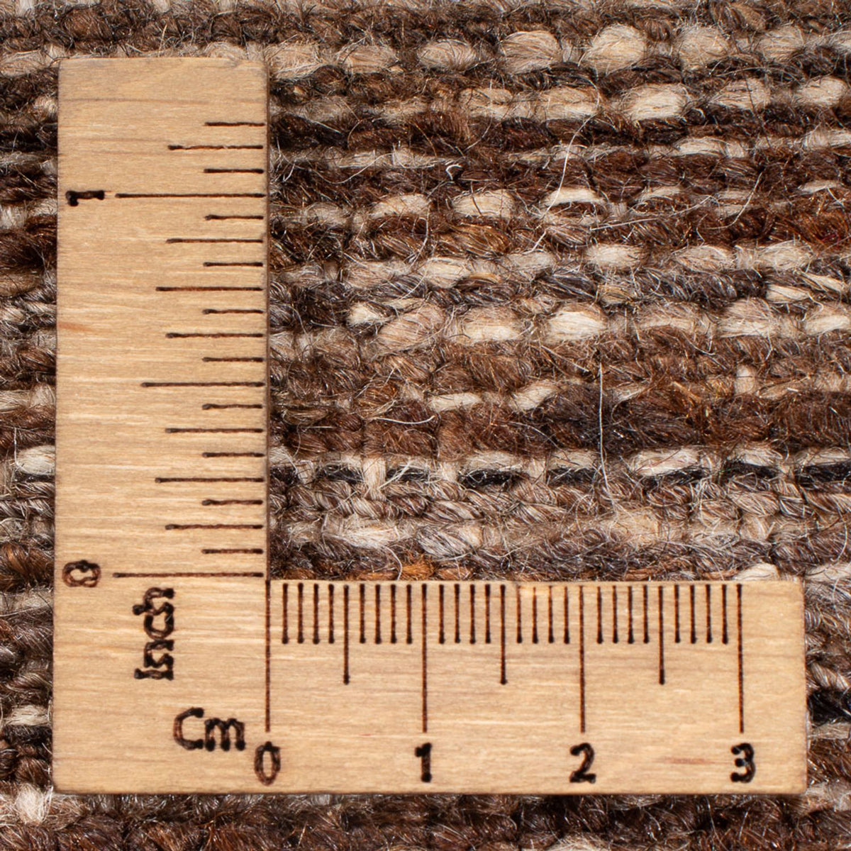 Tappeto Gabbeh - Persero - 192 x 158 cm - marrone scuro