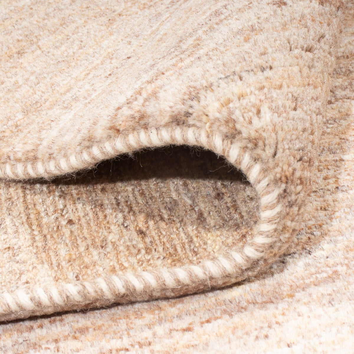 Tappeto Gabbeh - Persero - 204 x 148 cm - beige scuro