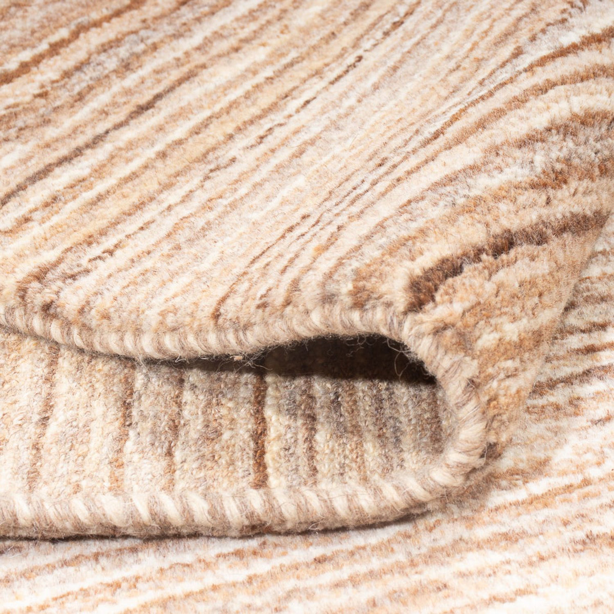 Tappeto Gabbeh - Persero - 198 x 146 cm - beige scuro