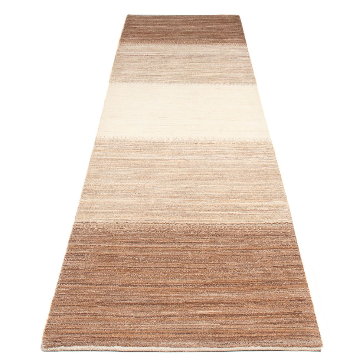 Tappeto corsia Tappeto Gabbeh - Persero - 333 x 78 cm - naturale