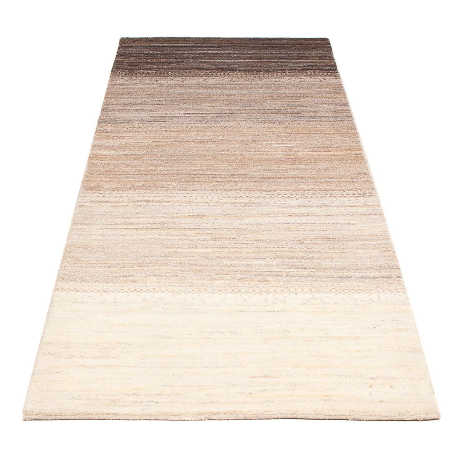Tappeto corsia Tappeto Gabbeh - Persero - 246 x 82 cm - naturale