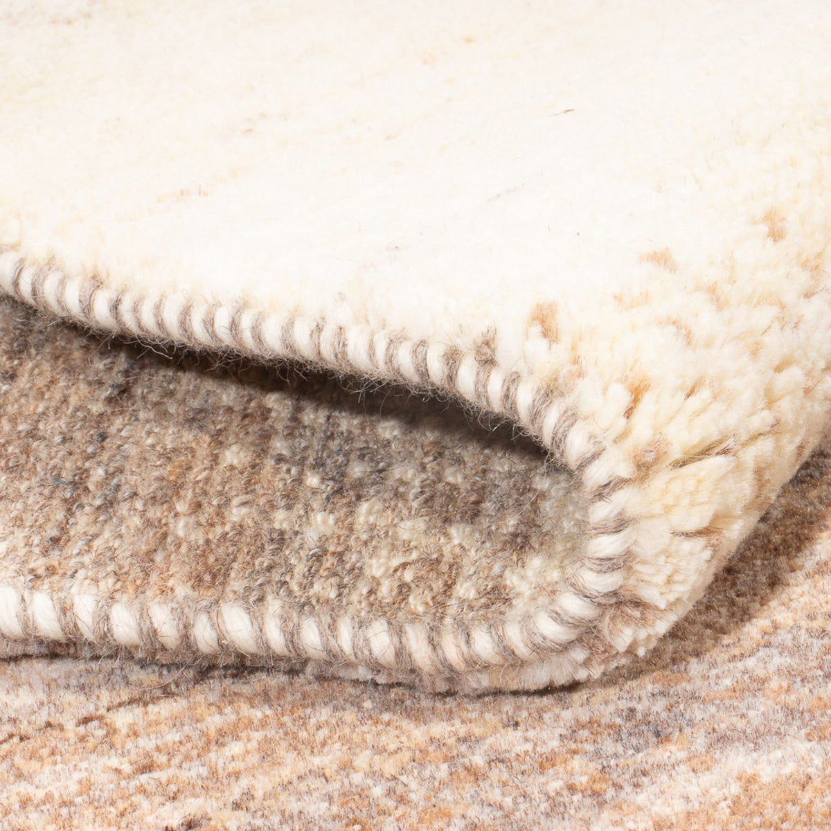 Tappeto corsia Tappeto Gabbeh - Persero - 339 x 80 cm - naturale