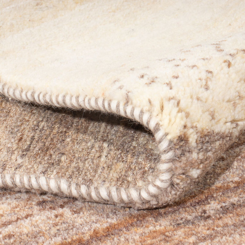 Tappeto corsia Tappeto Gabbeh - Persero - 339 x 80 cm - naturale