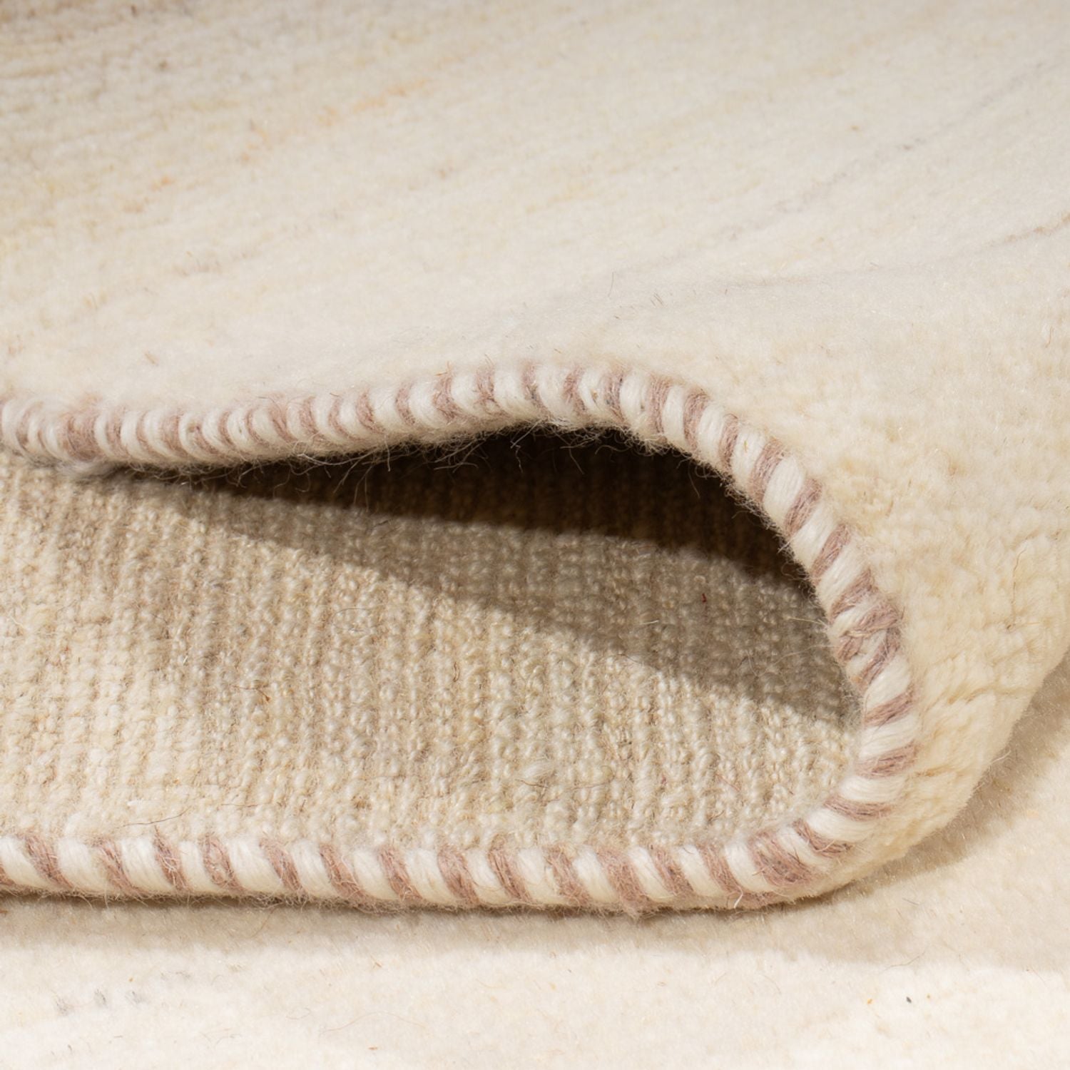 Tappeto Gabbeh - Persero - 248 x 187 cm - bianco naturale