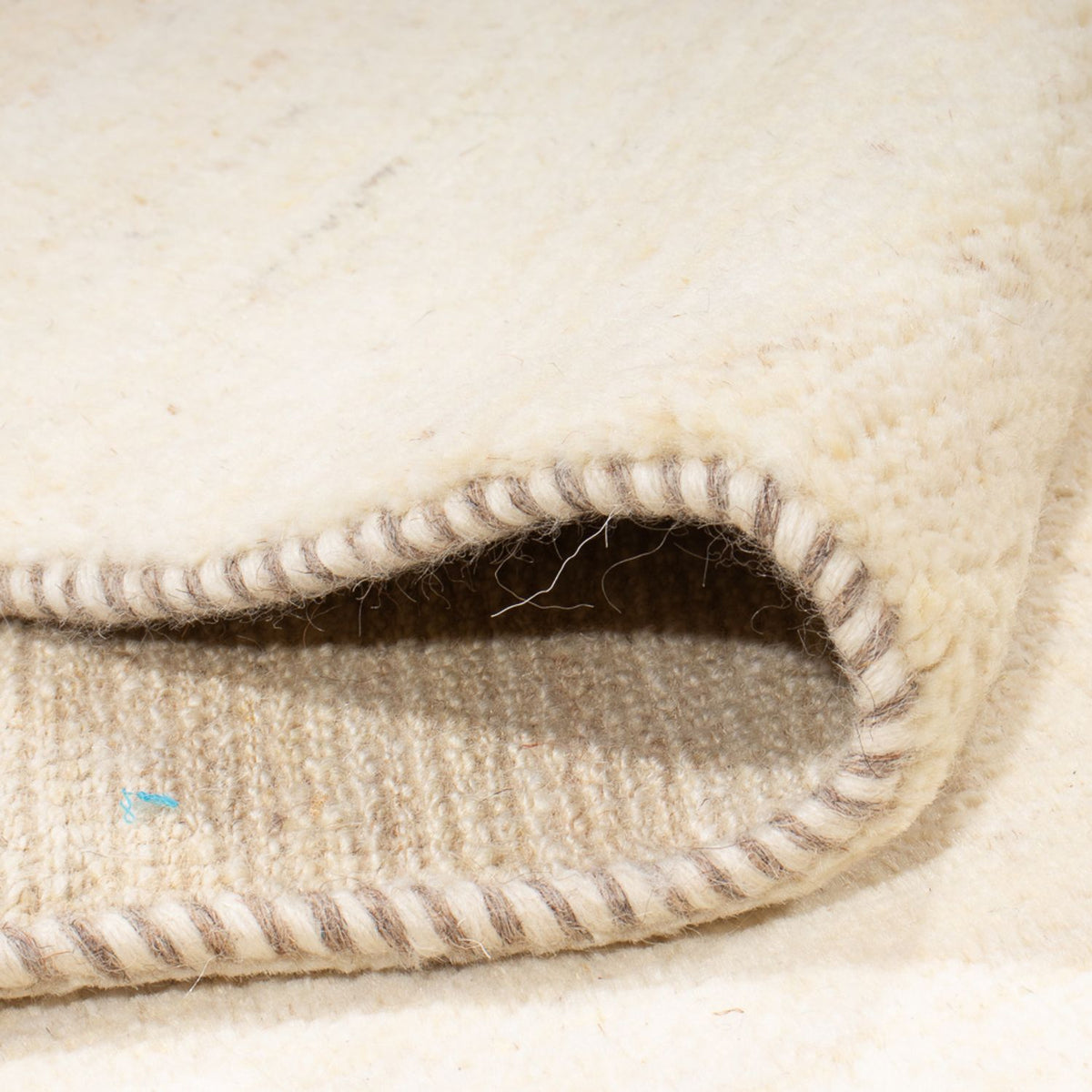 Tappeto Gabbeh - Persero - 247 x 178 cm - bianco naturale