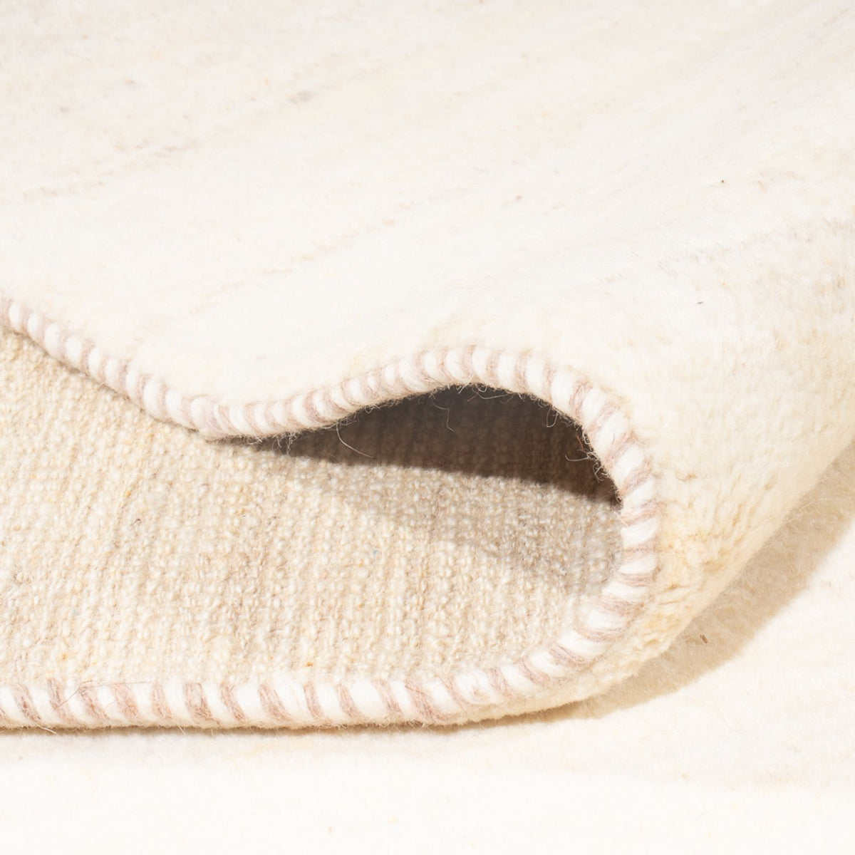 Tappeto Gabbeh - Persero - 252 x 190 cm - beige chiaro