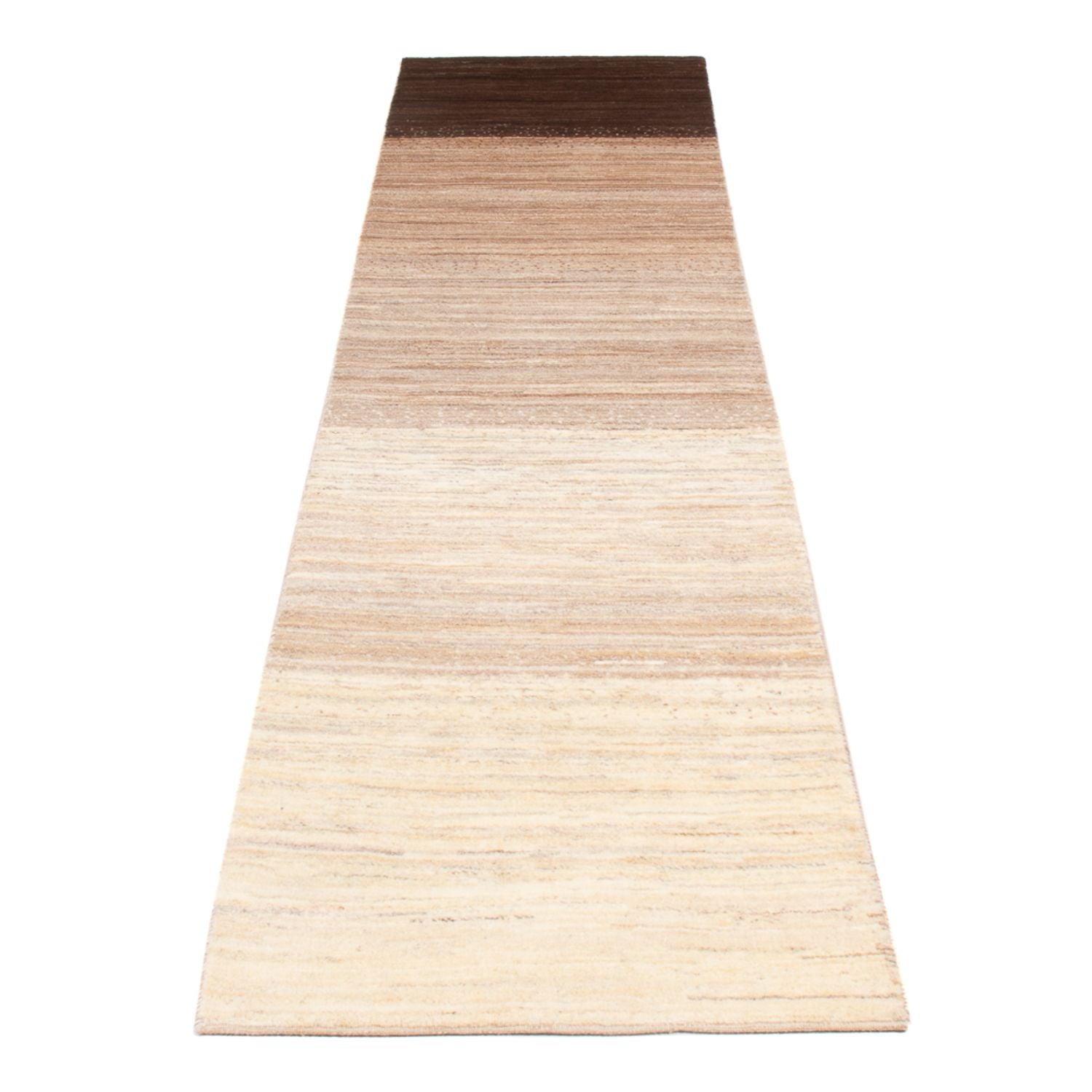 Tappeto corsia Tappeto Gabbeh - Persero - 340 x 78 cm - naturale