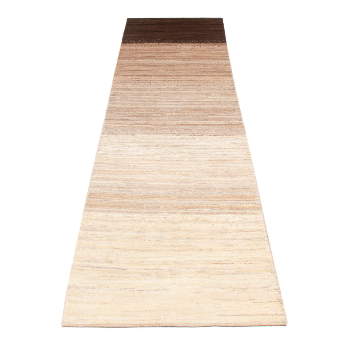 Tappeto corsia Tappeto Gabbeh - Persero - 340 x 78 cm - naturale