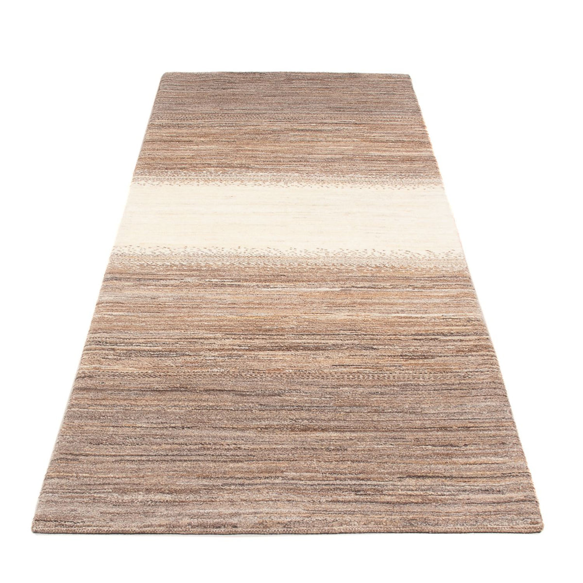 Tappeto corsia Tappeto Gabbeh - Persero - 247 x 87 cm - naturale
