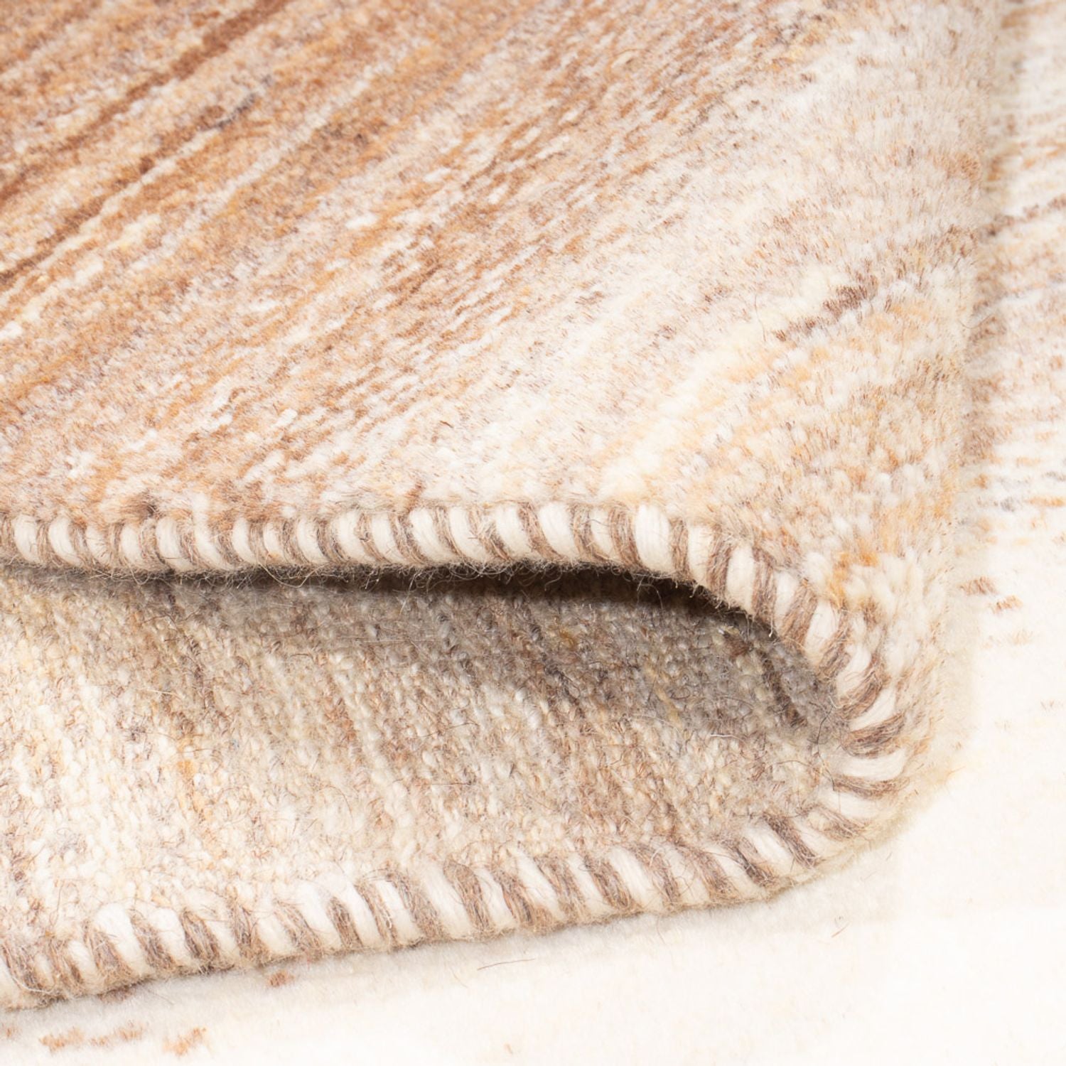 Tappeto corsia Tappeto Gabbeh - Persero - 335 x 74 cm - naturale