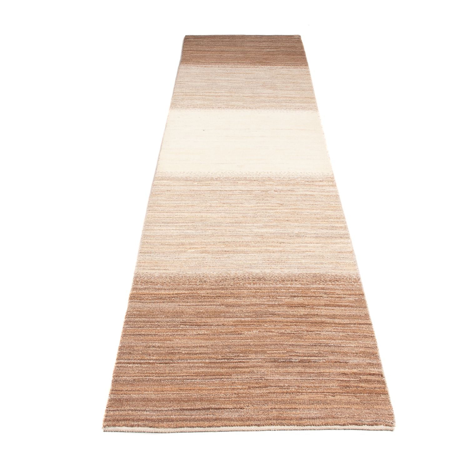 Tappeto corsia Tappeto Gabbeh - Persero - 335 x 74 cm - naturale