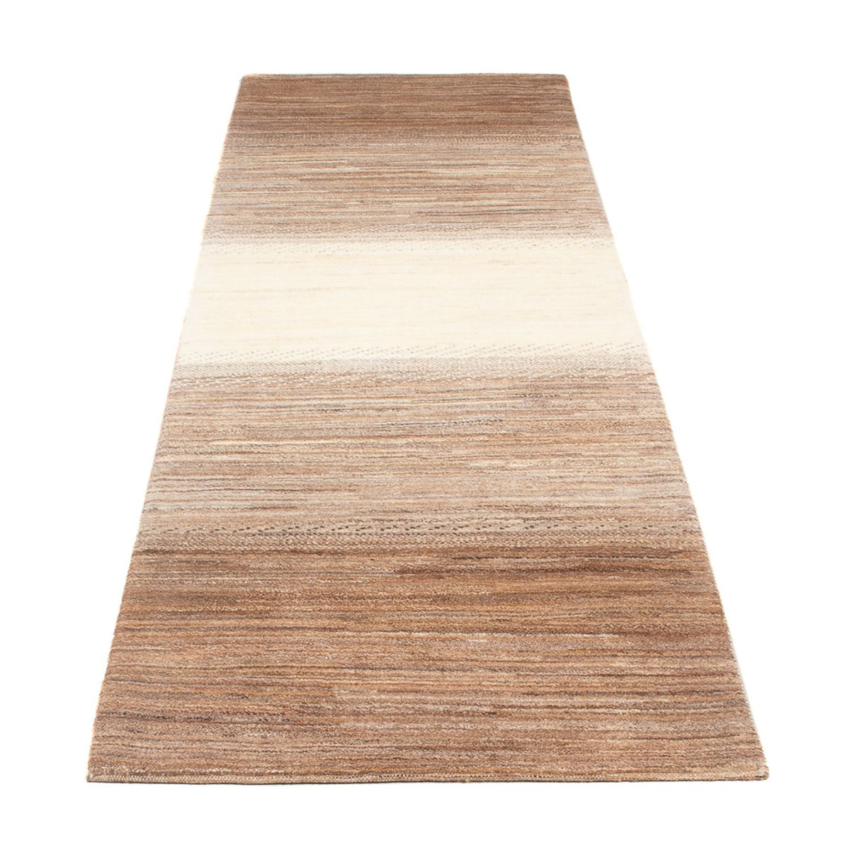 Tappeto corsia Tappeto Gabbeh - Persero - 278 x 83 cm - naturale