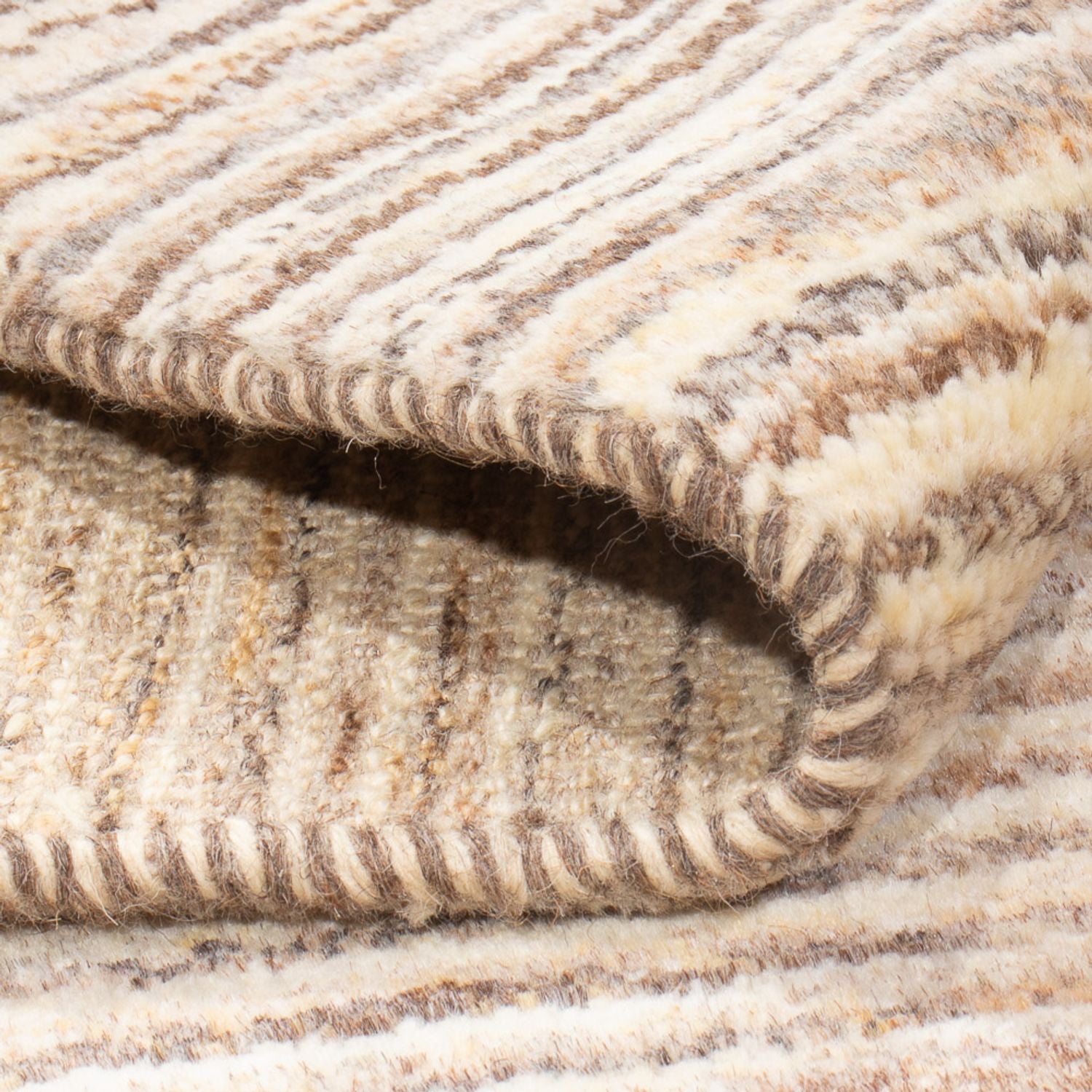 Tappeto Gabbeh - Persero - 93 x 62 cm - beige chiaro