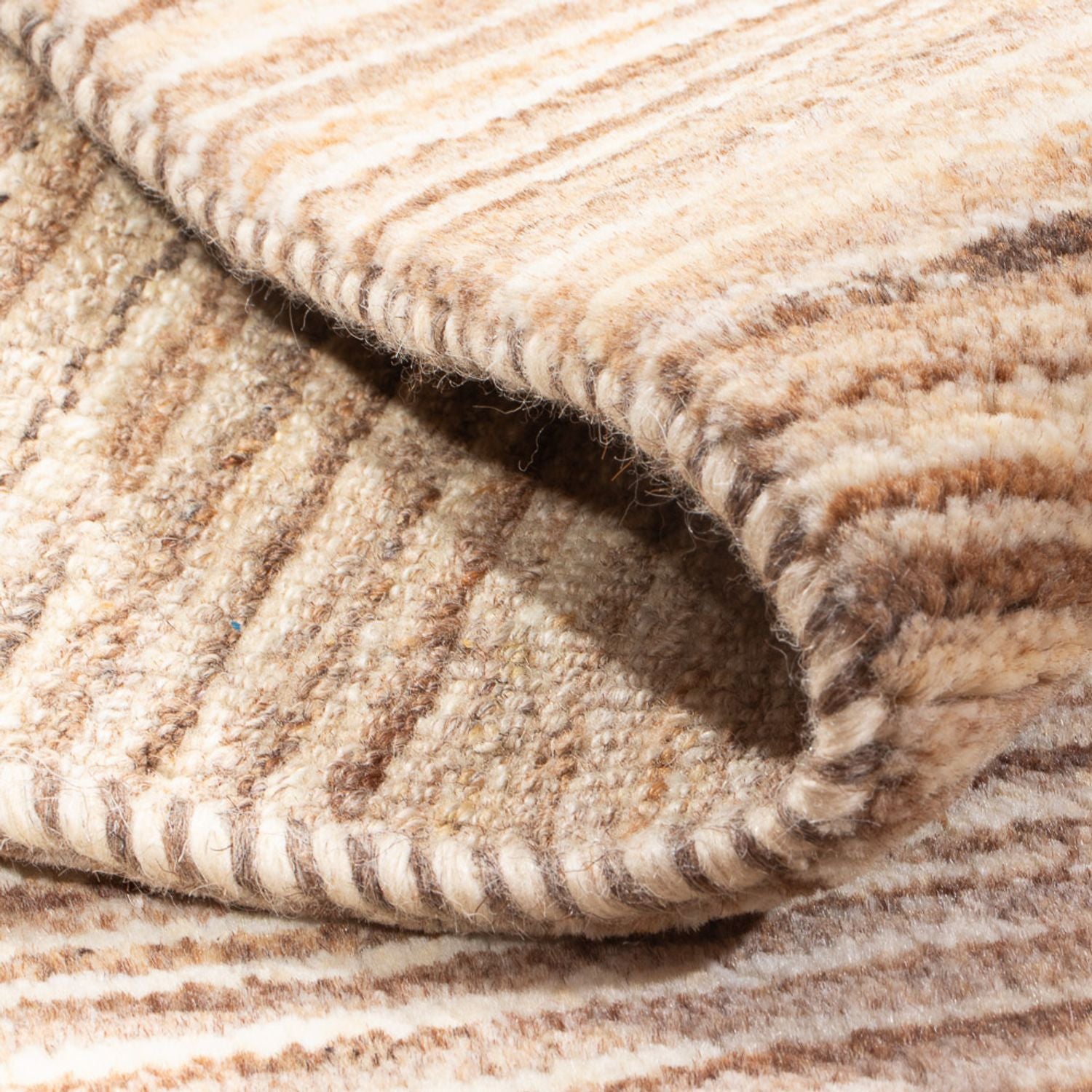 Tappeto Gabbeh - Persero - 93 x 63 cm - beige chiaro