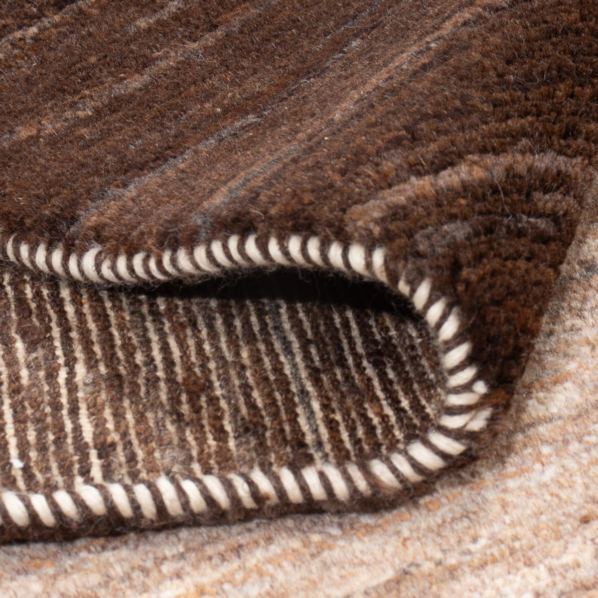 Tappeto corsia Tappeto Gabbeh - Persero - 500 x 103 cm - naturale