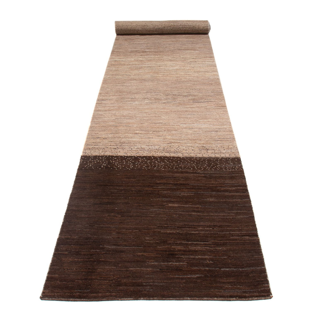 Tappeto corsia Tappeto Gabbeh - Persero - 500 x 103 cm - naturale