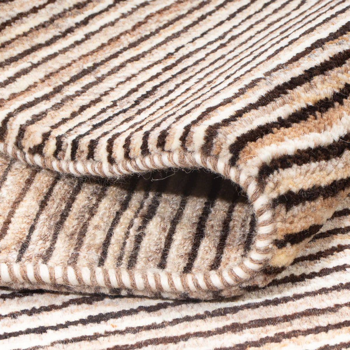 Tappeto Gabbeh - Persero - 190 x 152 cm - beige scuro