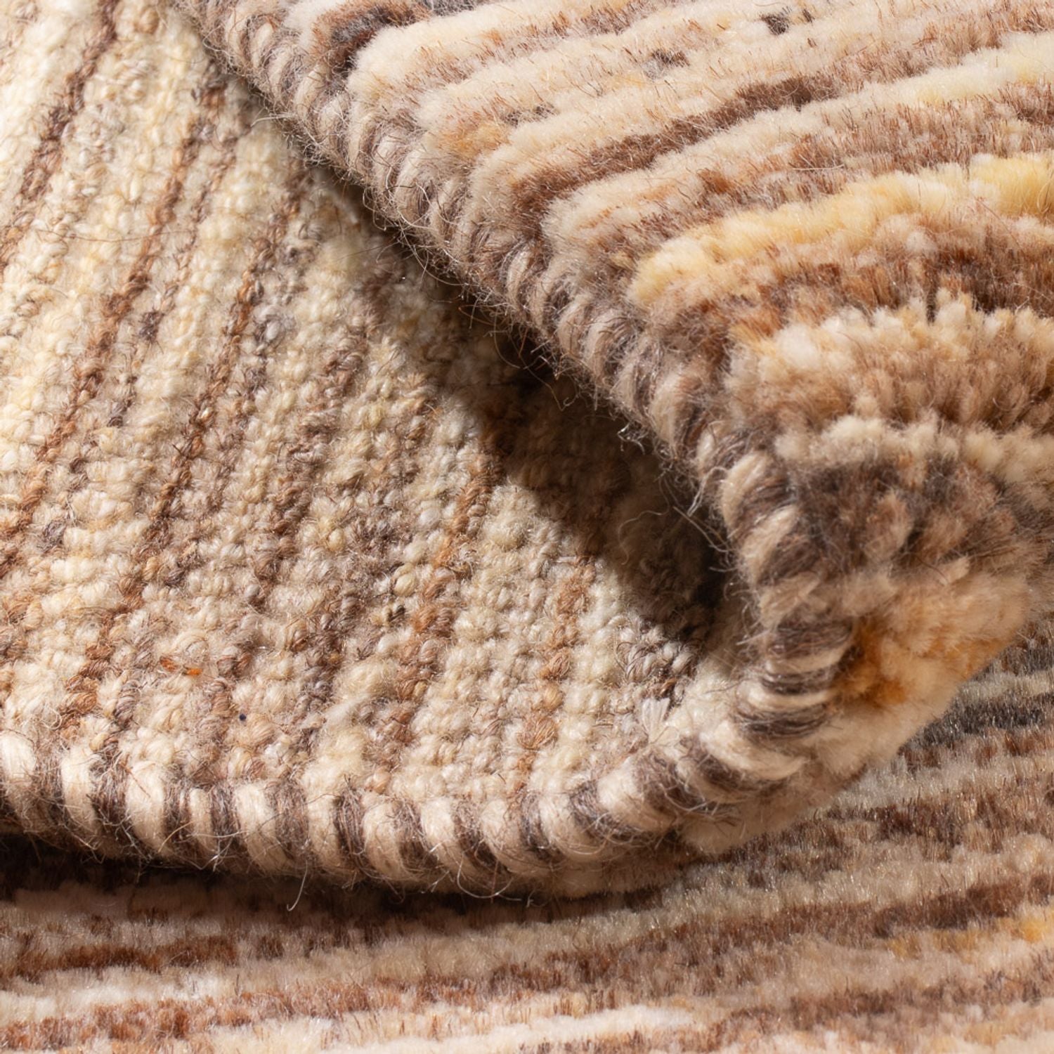 Tappeto Gabbeh - Persero - 95 x 63 cm - beige scuro