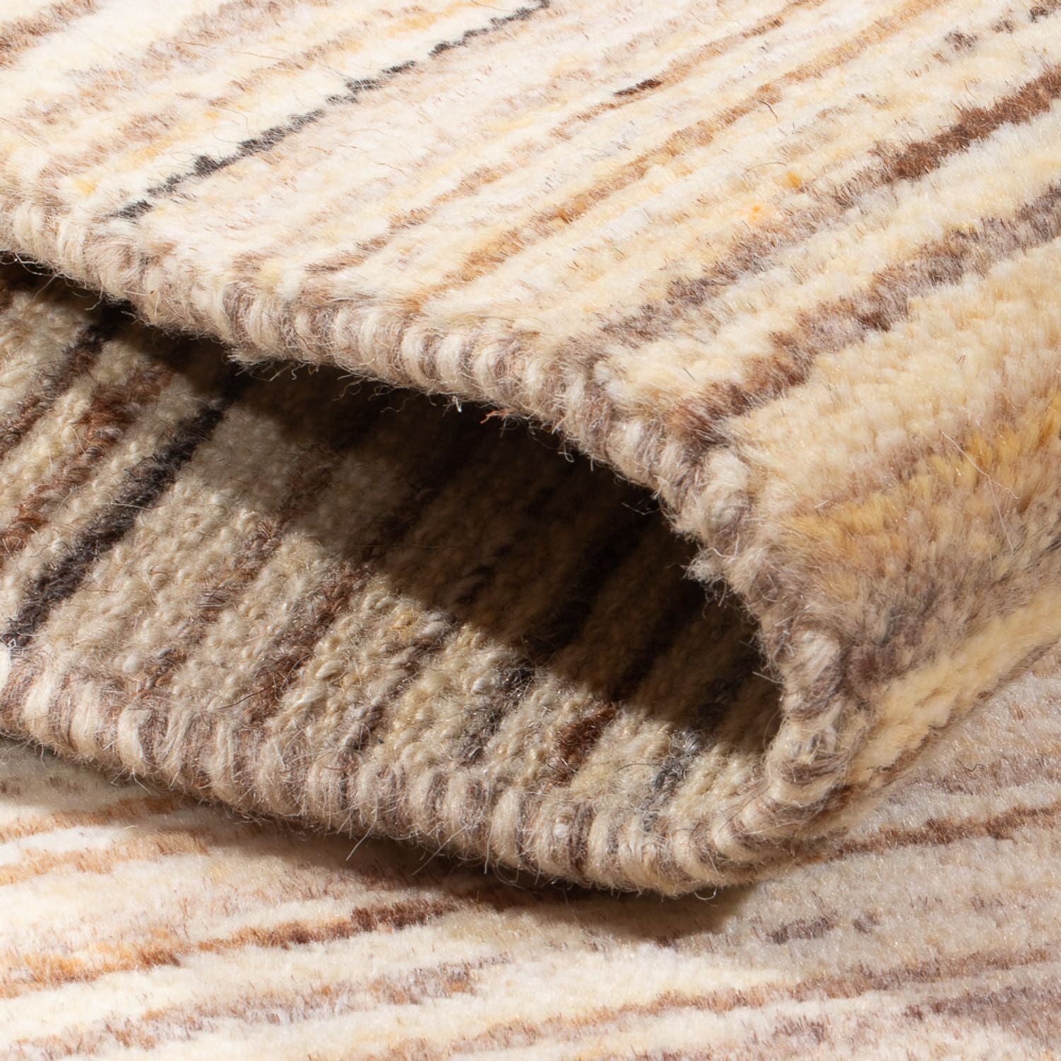 Tappeto Gabbeh - Persero - 96 x 55 cm - beige scuro