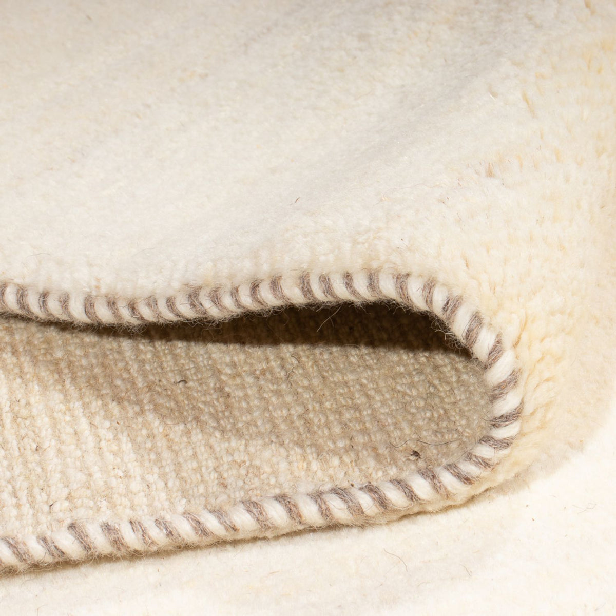 Tappeto Gabbeh - Persero - 247 x 168 cm - bianco naturale