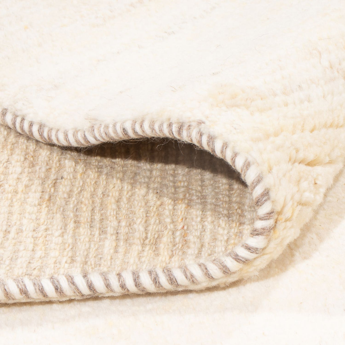 Tappeto Gabbeh - Persero - 204 x 142 cm - beige chiaro