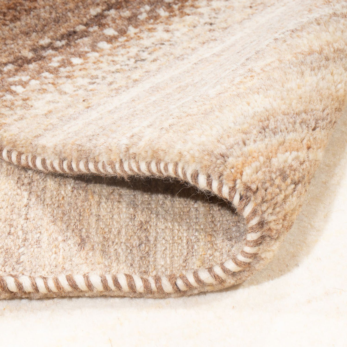 Tappeto corsia Tappeto Gabbeh - Persero - 245 x 82 cm - naturale