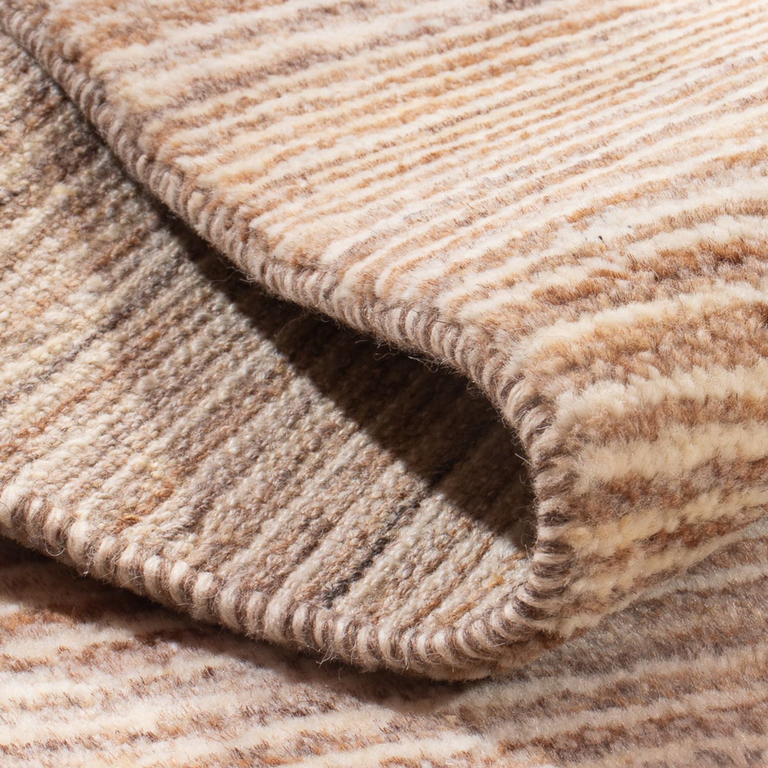 Tappeto Gabbeh - Persero - 90 x 61 cm - beige scuro