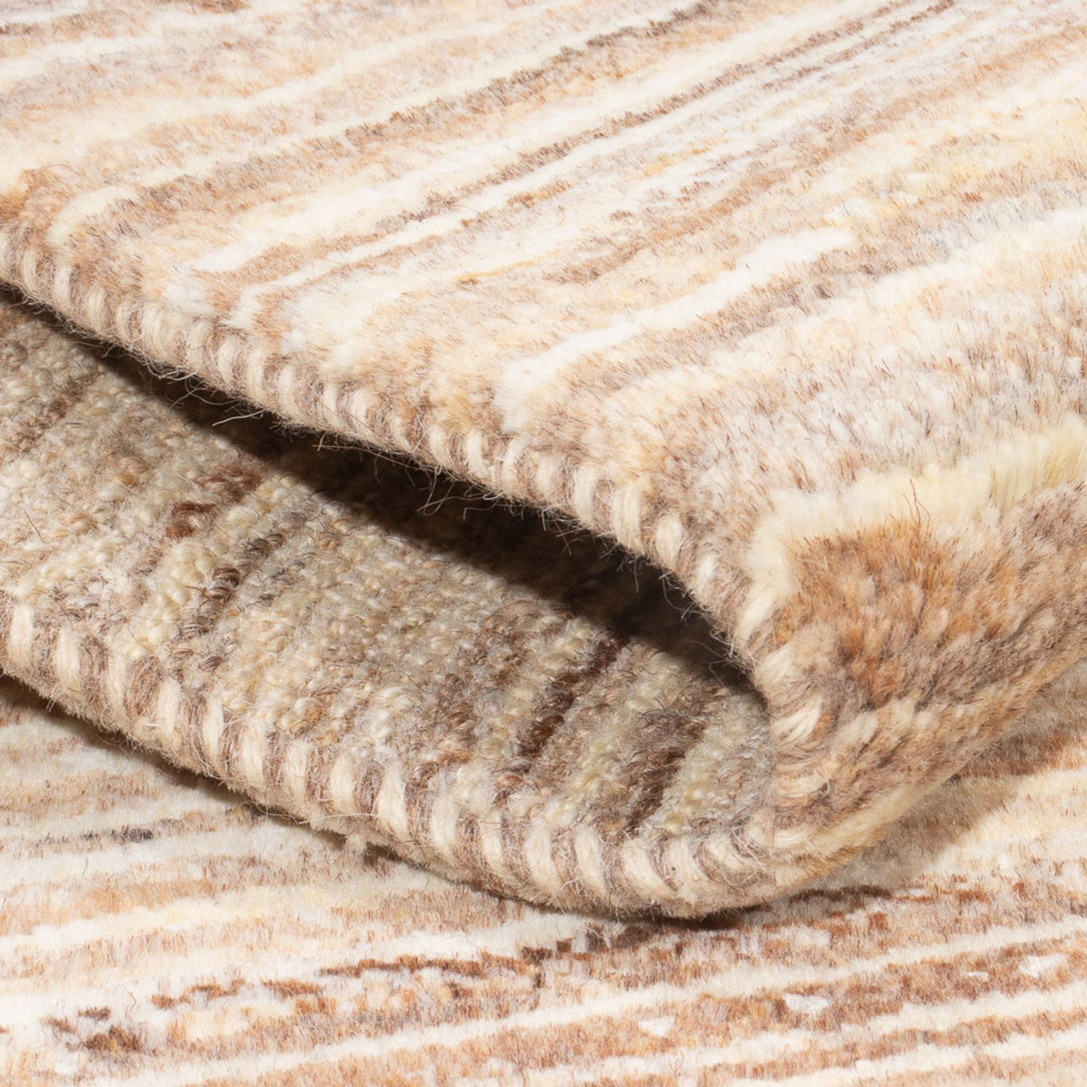 Tappeto Gabbeh - Persero - 95 x 57 cm - beige scuro