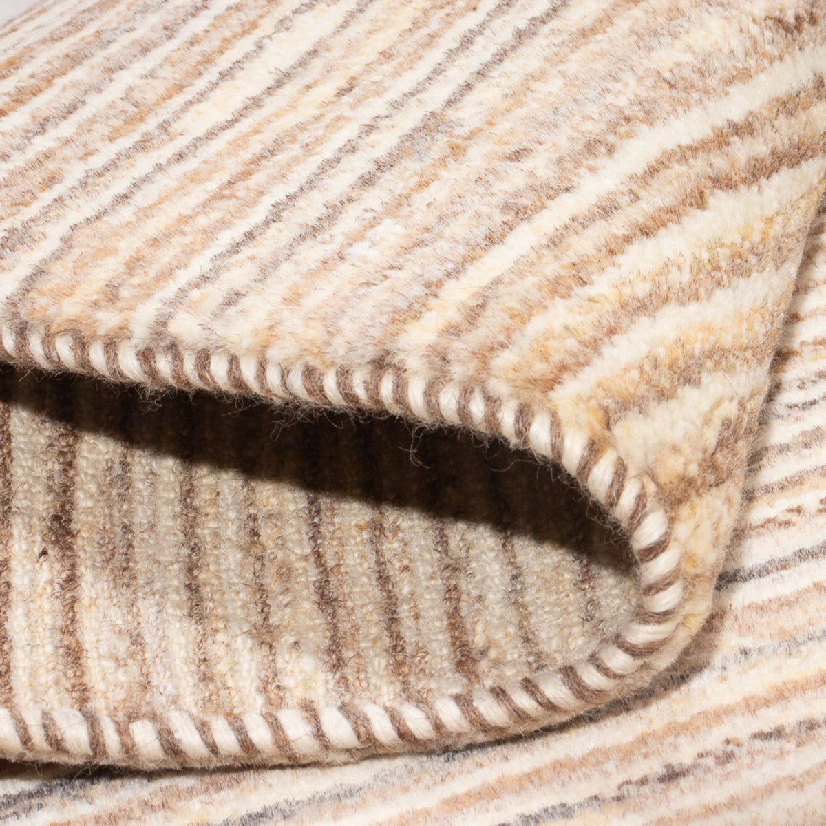 Tappeto Gabbeh - Persero - 89 x 59 cm - beige scuro