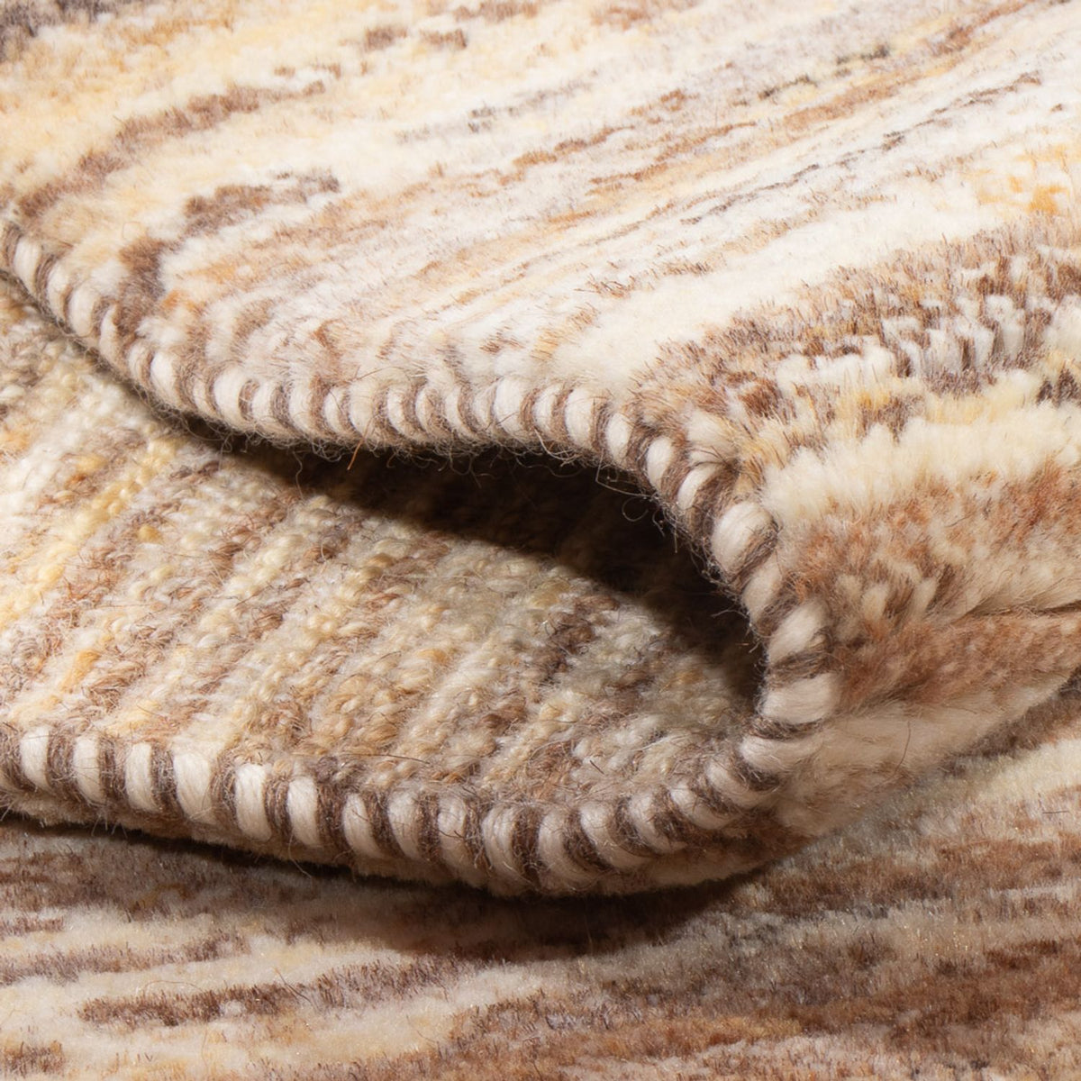 Tappeto Gabbeh - Persero - 95 x 62 cm - beige scuro