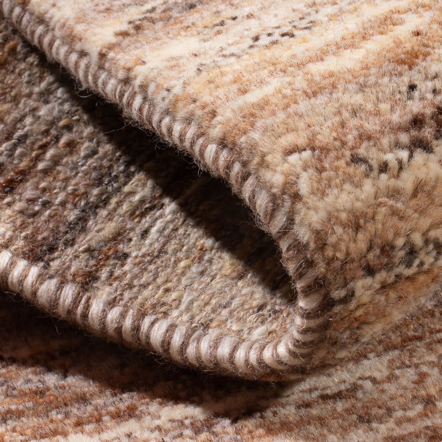 Tappeto Gabbeh - Persero - 90 x 58 cm - beige scuro