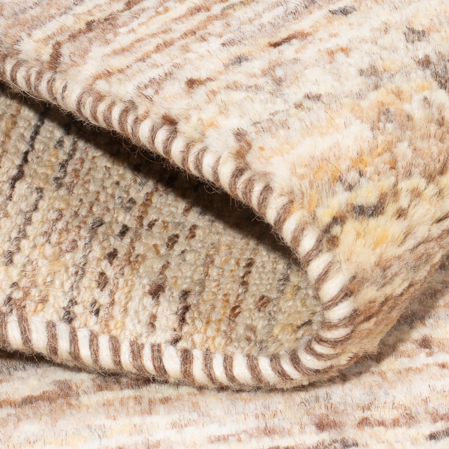 Tappeto Gabbeh - Persero - 89 x 60 cm - beige scuro